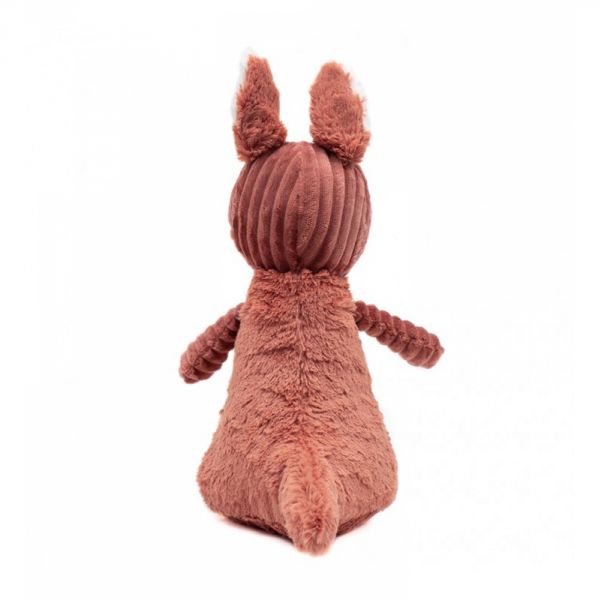 Peluche kangourou et son bébé terracotta Allézou Les Ptipotos