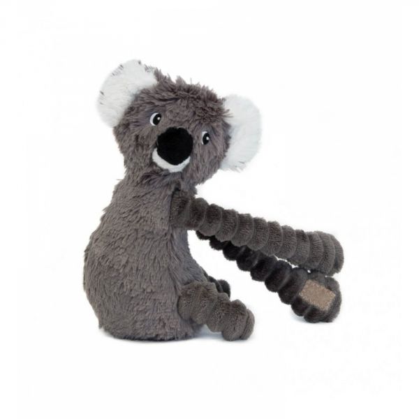 Peluche Les Ptipotos koala et son bébé Trankilou gris