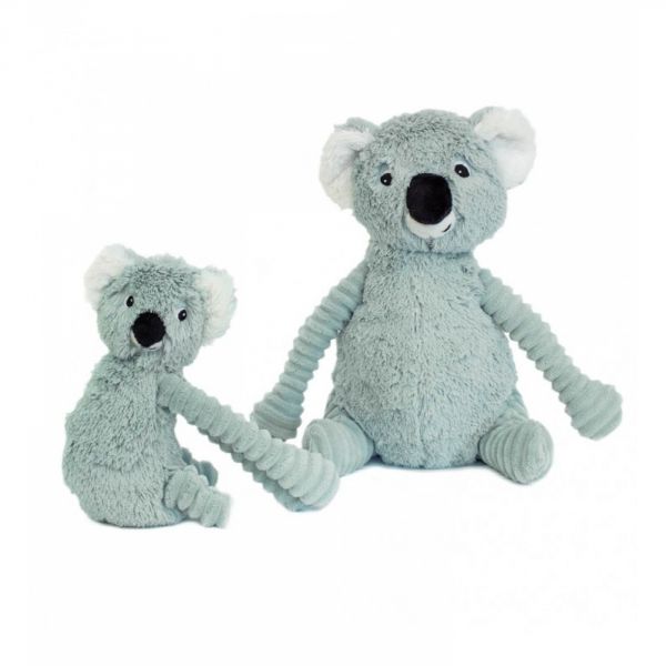 Peluche Les Ptipotos koala et son bébé Trankilou menthe
