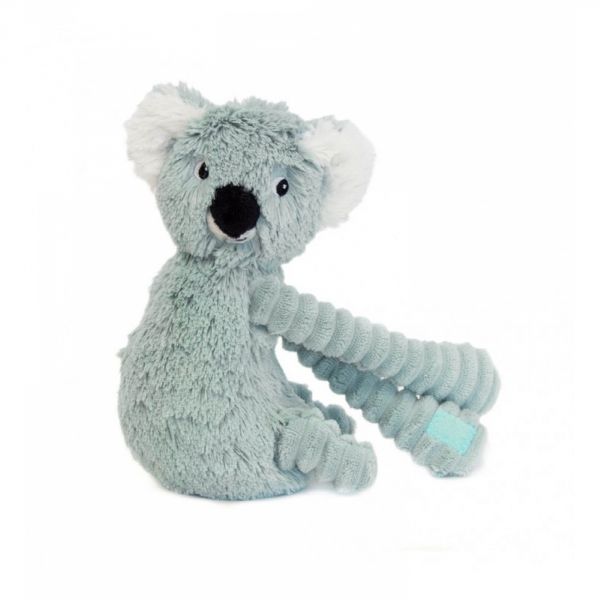 Peluche Les Ptipotos koala et son bébé Trankilou menthe