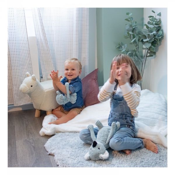 Peluche Les Ptipotos koala et son bébé Trankilou menthe