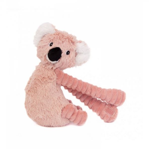 Peluche Les Ptipotos koala et son bébé Trankilou rose