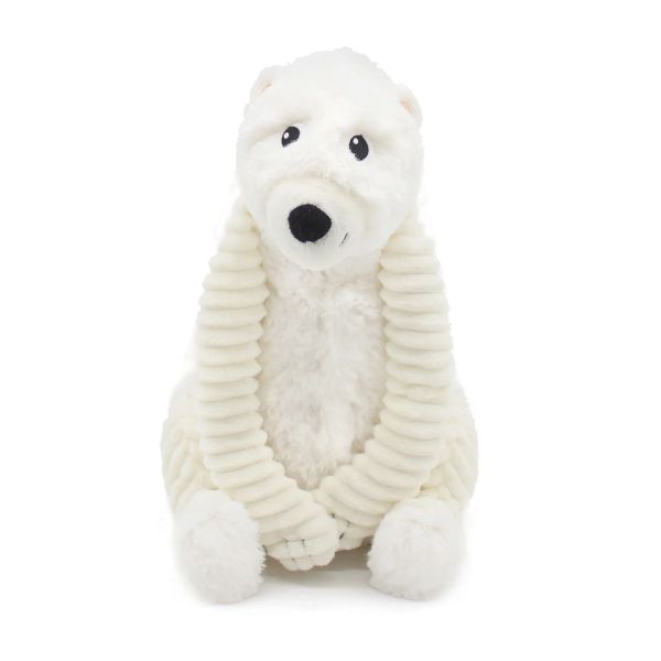 Peluche Les Ptipotos ours polaire maman et bébé Blanc