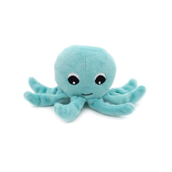 Peluche géante Les Ptipotos pieuvre et son bébé Filou Aqua