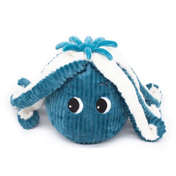 Peluche géante pieuvre et son bébé bleue Filou Les Ptipotos