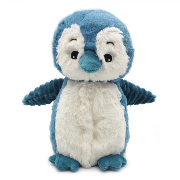 Peluche Les Ptipotos pingouin et son bébé bleu