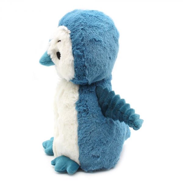 Peluche Les Ptipotos pingouin et son bébé bleu