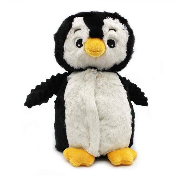 Peluche Les Ptipotos pingouin et son bébé noir