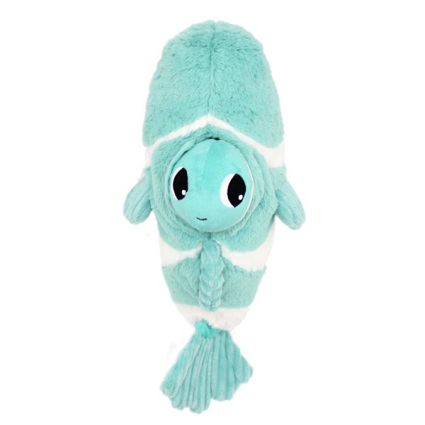 Peluche Les Ptipotos poisson clown maman et bébé Aqua