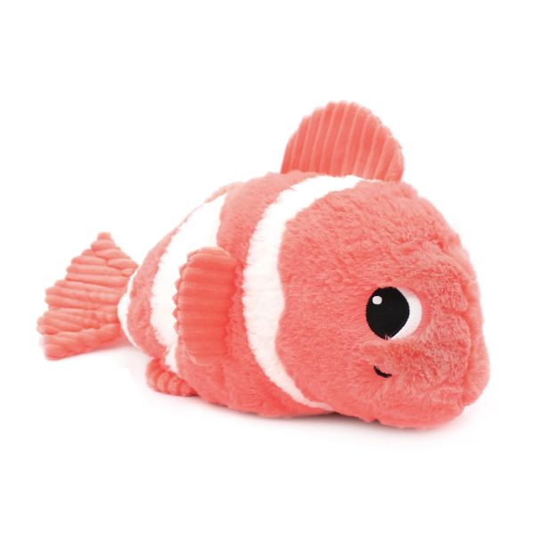 Peluche Les Ptipotos poisson clown maman et bébé Corail