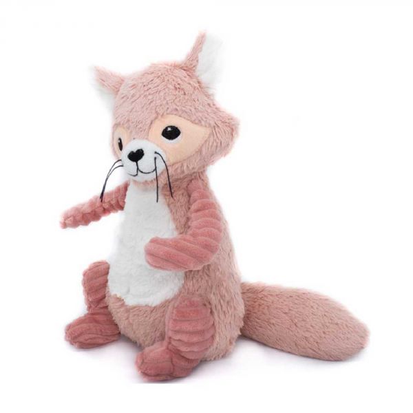 Peluche Les Ptipotos raton laveur Netoitou rose