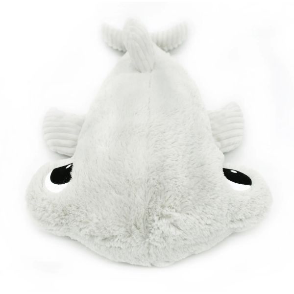 Peluche Les Ptipotos Requin et son bébé Gris