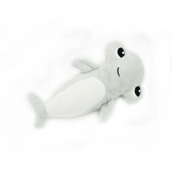 Peluche Les Ptipotos Requin et son bébé Gris