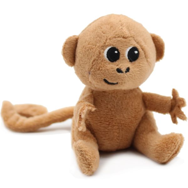 Peluche Les Ptipotos le singe Zazou maman et bébé