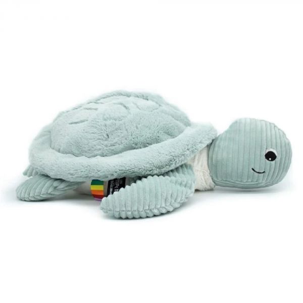 Peluche géante Les Ptipotos tortue Sauvenou menthe