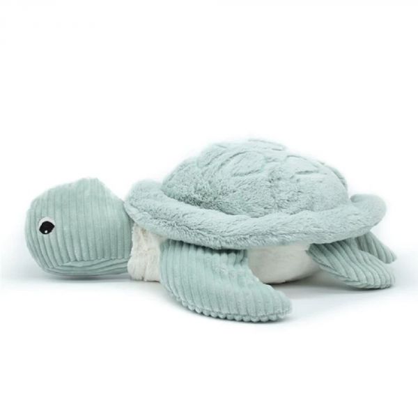 Peluche géante Les Ptipotos tortue Sauvenou menthe