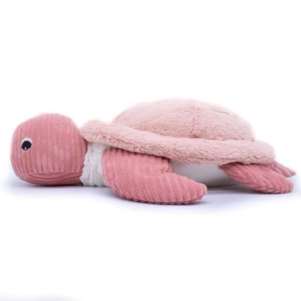 Peluche géante Les Ptipotos tortue Sauvenou rose