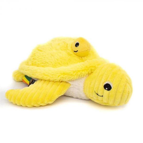 Peluche tortue et son bébé jaune Sauvenou Les Ptipotos