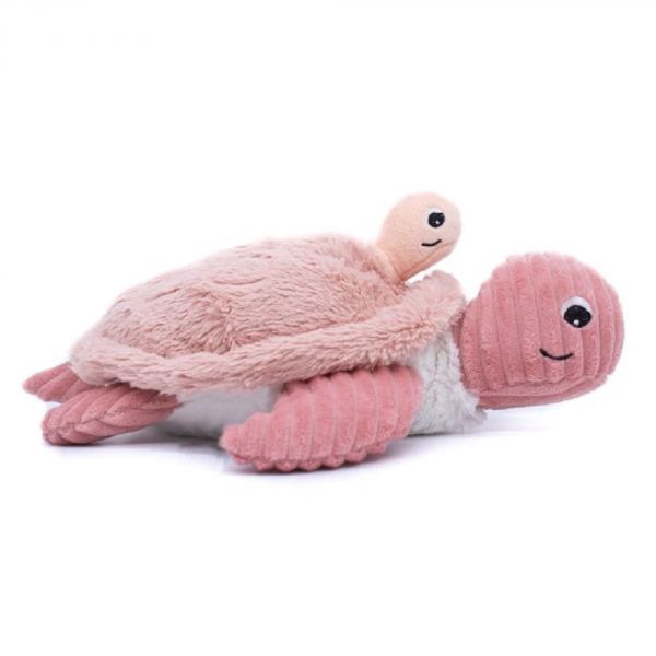 Peluche tortue et son bébé rose Sauvenou Les Ptipotos