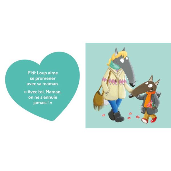 Livre enfant P'tit Loup aime sa maman