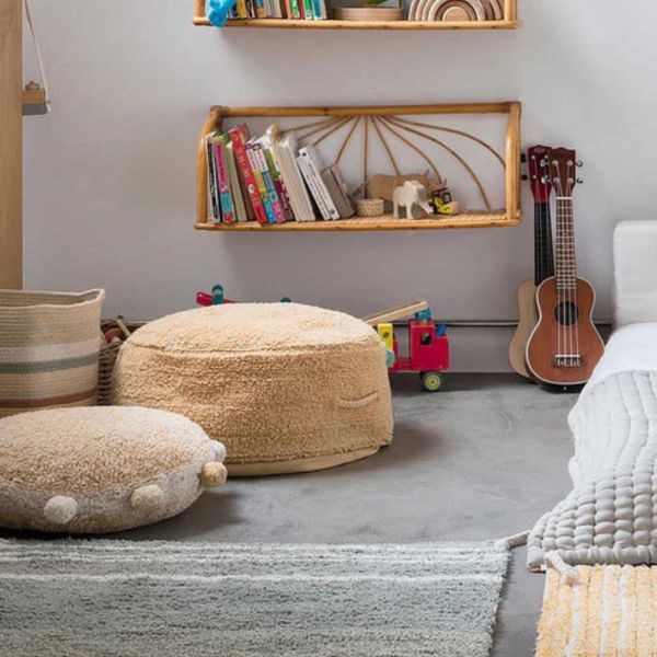 Pouf enfant Chill Ø50x20 cm Miel