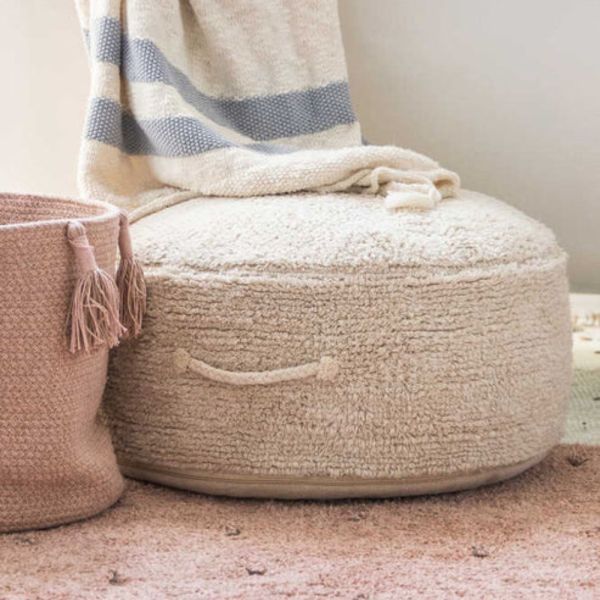 Pouf enfant Chill Ø50x20 cm Beige
