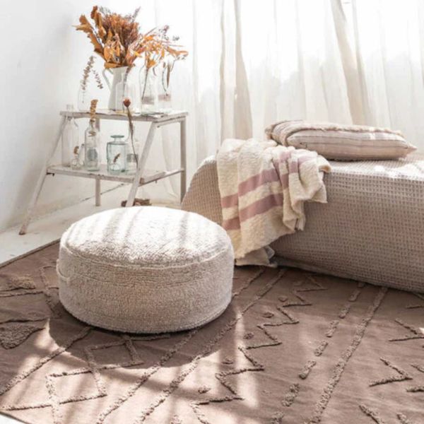 Pouf enfant Chill Ø50x20 cm Beige