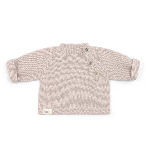 Pull bébé Oversize Cashmere Nude Taille 0 à 1 mois