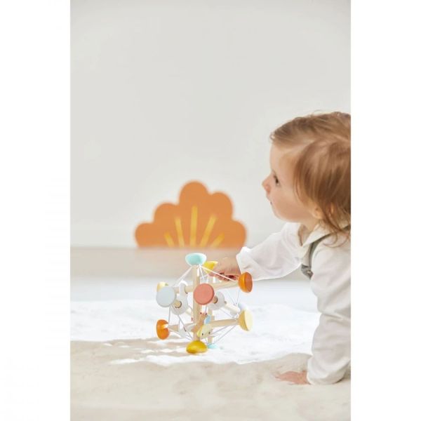Balle sensorielle en bois enfant Pure