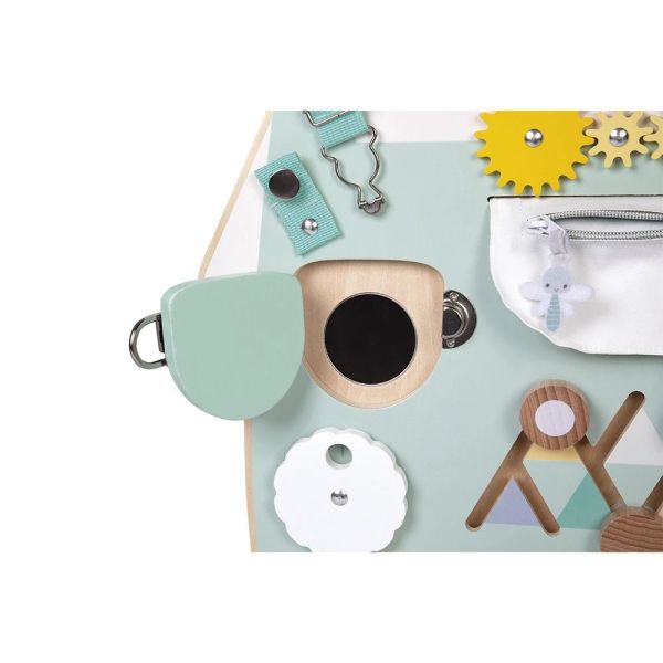 Panneau d'activités en bois Busy Board Ourson Pure