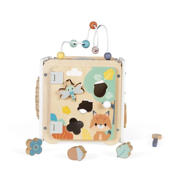 Maxi cube d'activités en bois pour enfant Pure