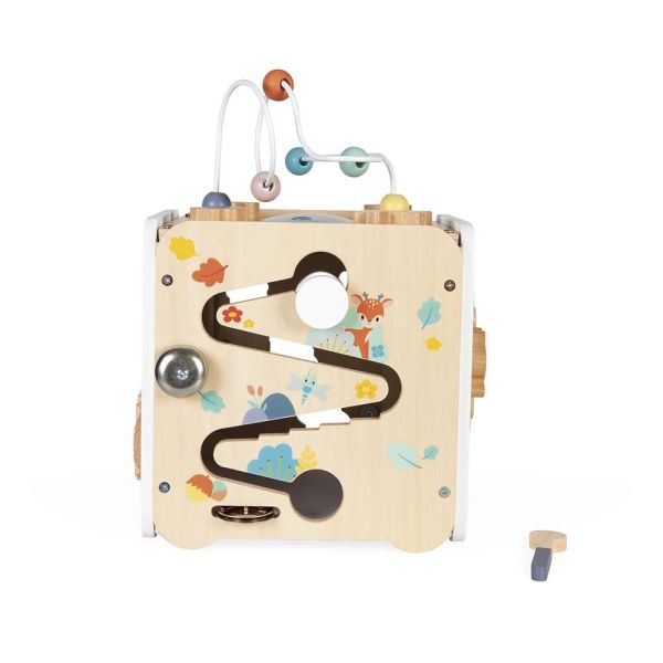 Maxi cube d'activités en bois pour enfant Pure