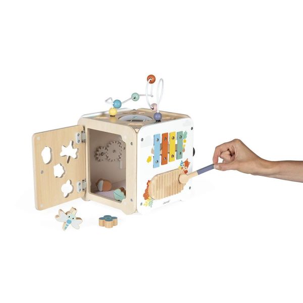 Maxi cube d'activités en bois pour enfant Pure