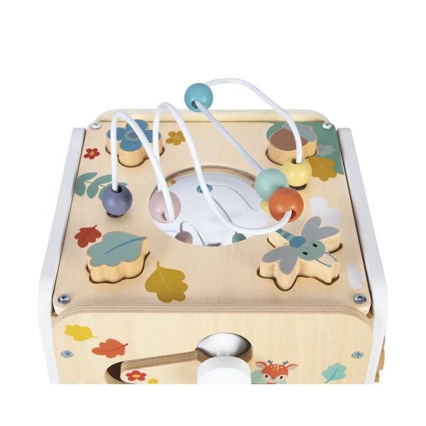 Maxi cube d'activités en bois pour enfant Pure