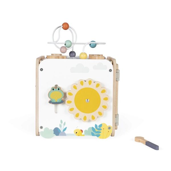 Maxi cube d'activités en bois pour enfant Pure