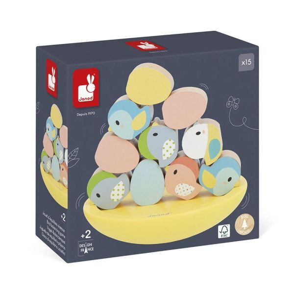 Jeu empilable et d'équilibre Oiseaux Pure
