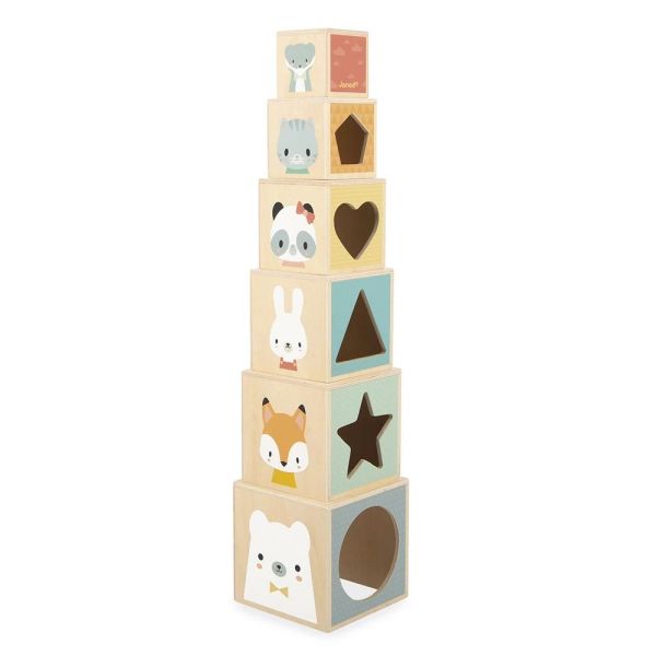 Pyramide à empiler 6 cubes Pure