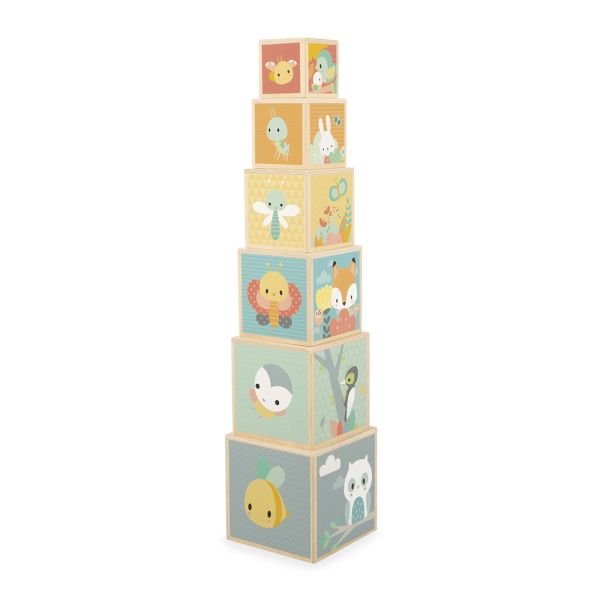 Pyramide à empiler 6 cubes Pure