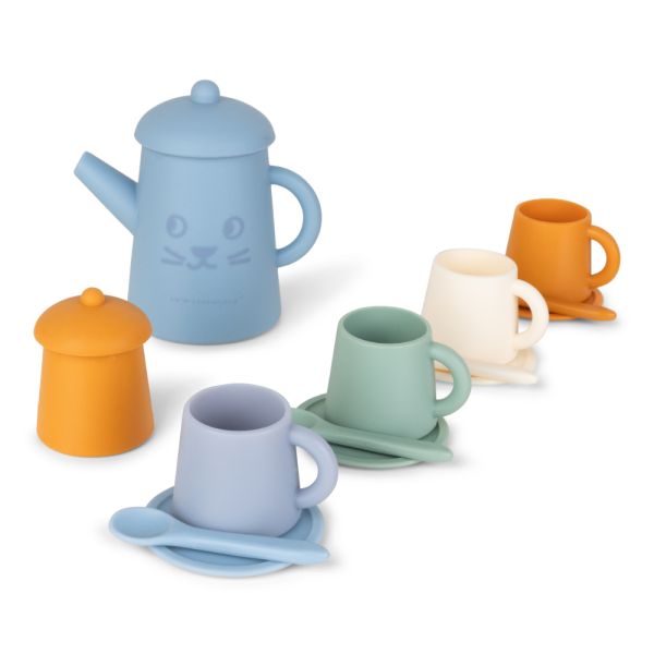 Set de thé de plage silicone - Chat