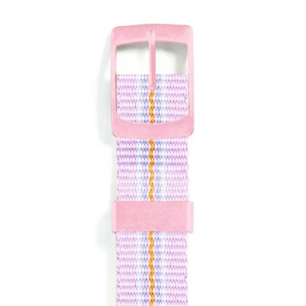 Montre digitale des petits Ticlock Purple prisma