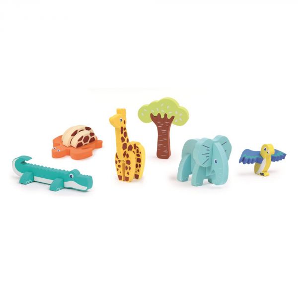 Puzzle 3D en mousse pour enfant Animaux