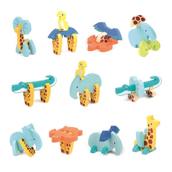 Puzzle 3D en mousse pour enfant Animaux