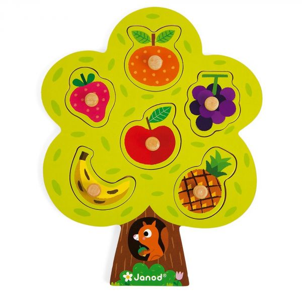 Puzzle en bois Arbre gourmand 6 pièces