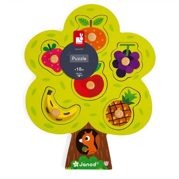 Puzzle en bois Arbre gourmand 6 pièces