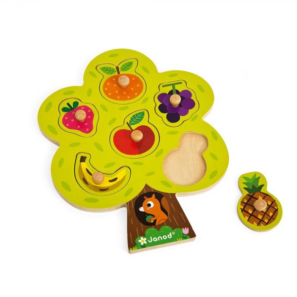 Puzzle en bois Arbre gourmand 6 pièces