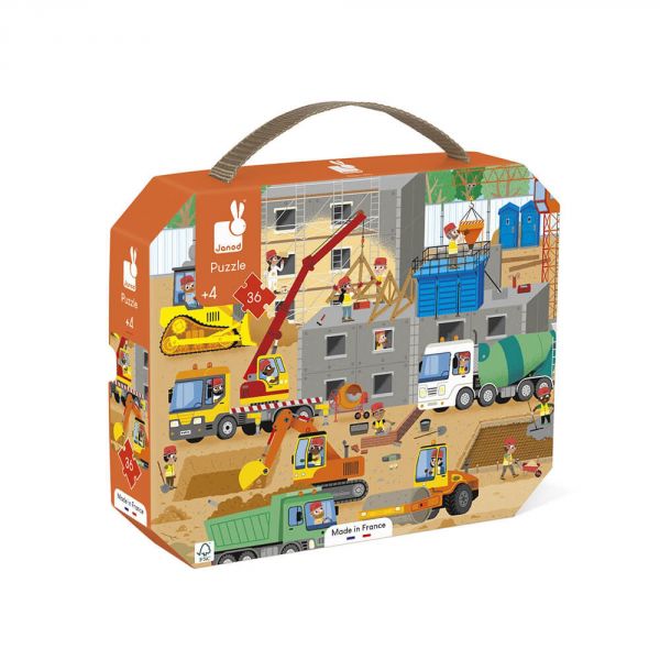 Puzzle enfant 36 pièces Chantier