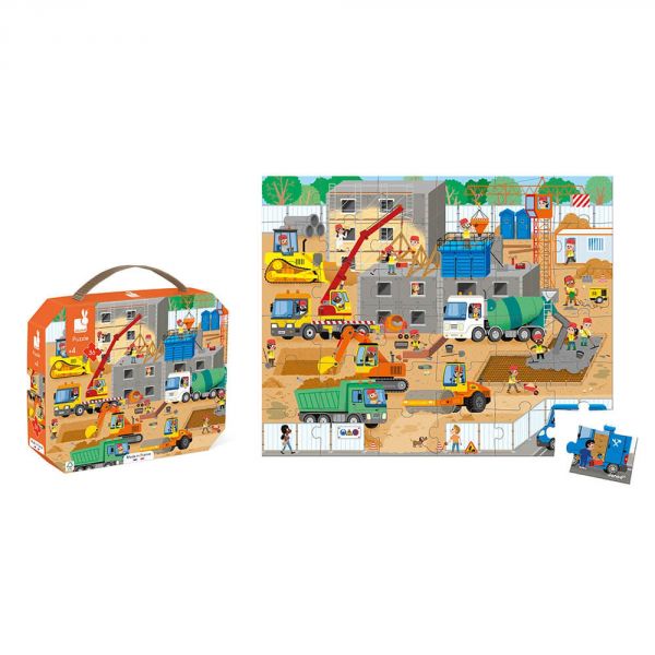 Puzzle enfant 36 pièces Chantier