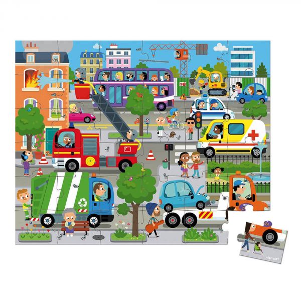 Puzzle enfant 36 pièces City