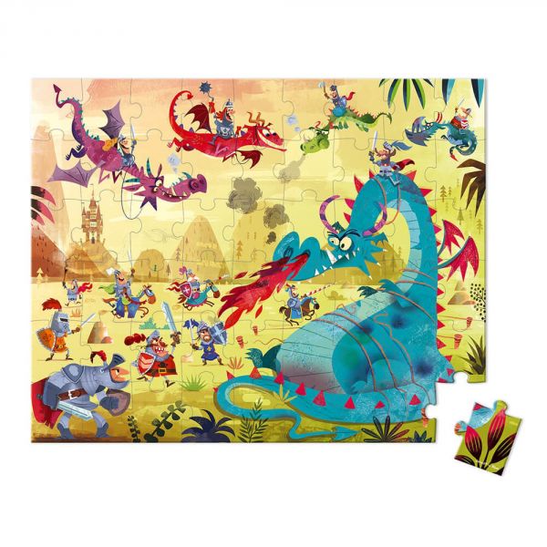 Puzzle enfant 54 pièces Dragons