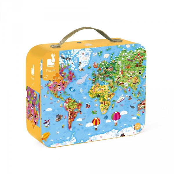 Puzzle enfant Géant monde 300 pièces
